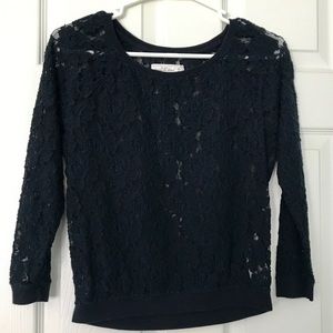 Lace sweater